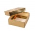 Sober ask och lock fönster 78x82x32 mm guld (100-pack) - Pralinaskar med fönster - Pris 575.00 - Artikelnummer LBF4013220-100