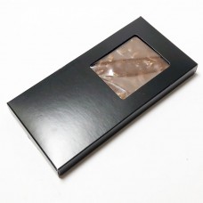 Esker til sjokoladeplater160x80x15 mm svart matt (100-pakke)