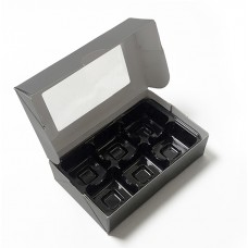 QuickBox 112x82x30 mm svart (250-pack)