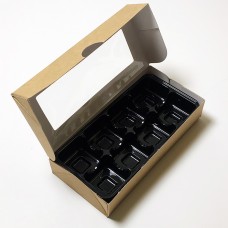QuickBox 153x72x30 mm naturlig brun (100-pack)