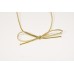 Sober elastisk bånd bue 16 "gull (50-pakke)