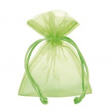 Smykkepose Organza green 120x125+45mm (10-pakke)