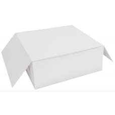 Klassisk kakeboks 250x250x100 mm hvit (100-pakning)