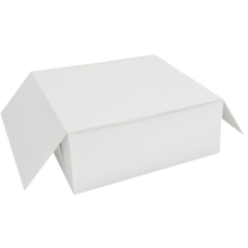 Klassisk kakeboks 280x280x100 mm hvit (100-pakning)