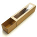 Makaronboks med vindu 200x50x50 mm Naturbrun (100-pakning)