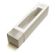 Makaronboks med vindu 200x50x50 mm Hvit (100-pakning)