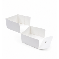 Quick Cake Box 180x180x100 mm  Hvit (15-pakning)