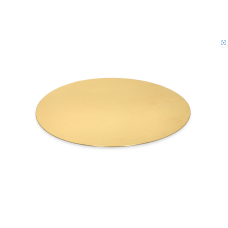 Gullfarget kakebrett 180 mm (10-pakning)