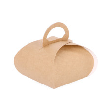 Kakeboks Tulip 100x100x80 mm Brun (100-pakning)