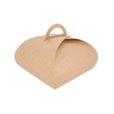 Kakeboks Tulip 250x250x190 mm Brun (25-pakning)