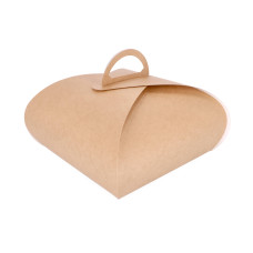 Kakeboks Tulip 300x300x190 mm Brun (25-pakning)