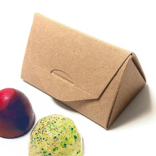 Duo Box 65x43x43x43 mm naturlig brun (250-pakke)