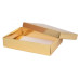Sober eske og lokk 159x112x32 mm gull (100-pakke)