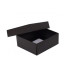 Sober eske og lokk 78x82x32 mm svart (100-pakke)