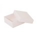 Sober eske og lokk 78x82x32 mm hvit (100-pakke)