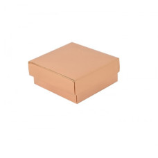 Sober eske og lokk 78x82x32 mm gull (100-pakke)
