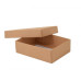 Sober eske og lokk 112x82x32 mm naturlig brun (100-pakke)