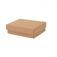 Sober eske og lokk 112x82x32 mm naturlig brun (100-pakke)