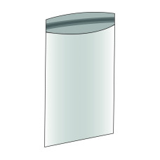 Cellofan med tape 122x165x30 mm (100-pakke)