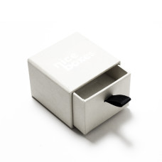 Smykkeeske Drawer Box 50x50x40 mm hvit