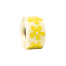 Blomster Gul 42x42 mm (1000-pakke)