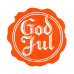 Etikett God jul hvit / rød rund 48 mm (500-pakke)