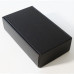 Gift box Lin preget 340x180x90mm svart 2 flasker (30-pakke)