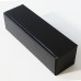 Gift box Lin preget 340x90x90mm svart 1 flaske (100-pakke)