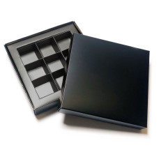Prøv: Innlegg med ramme 125x125x19 mm sort 