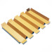 Innlegg i filer 160x160x19 mm naturlig brun papp (100-pakning)