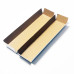 Innlegg i filer 159x78x19 mm naturlig brun papp (100-pakning)