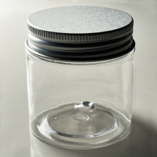 Plastboks med alu lokk Ø70x70mm 200ml, 6-pakke