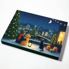  Nytt design 2026 - Adventskalender Juledrømmer 365x260x35 mm (25-pakning)