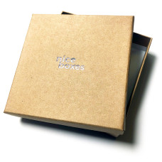 Brilliance eske med lokk 160x160x30 mm  naturlig brun