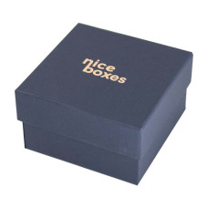 Smykkeeske Brilliance 85x85x50 mm navy