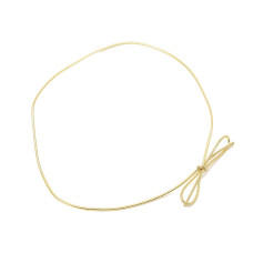 Sober elastisk bånd bue 10 "gull (50-pakke)